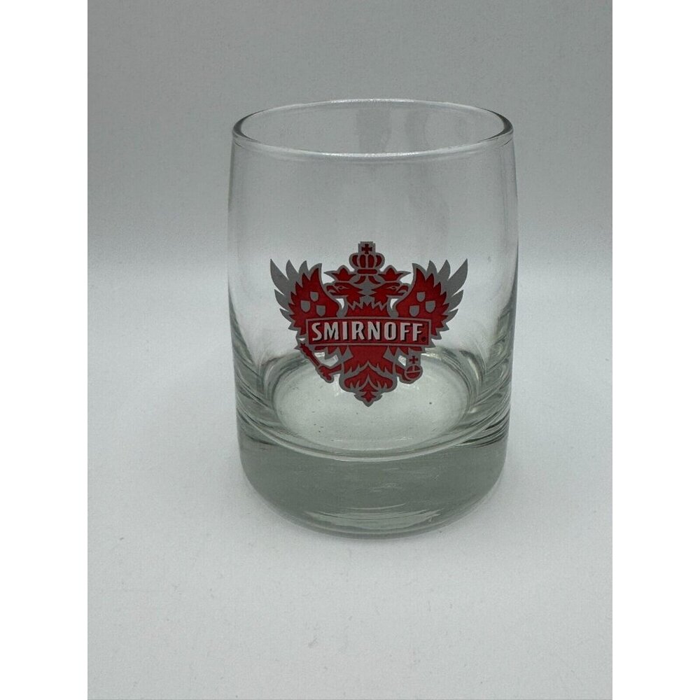 Smirnoff Vodka low-ball, whisky, on-the-rocks, old fashioned glass VERY RARE